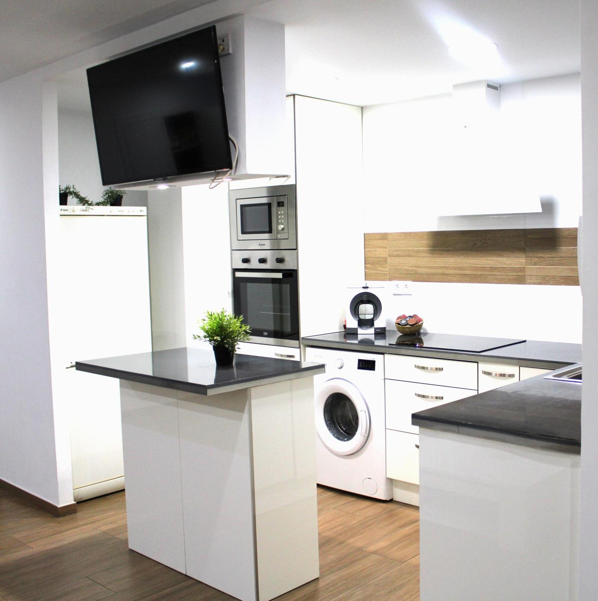Apartamento Playa 5 Minutos A Pie Moderno Y Confortable Cabanyal Appartement Valencia Buitenkant foto